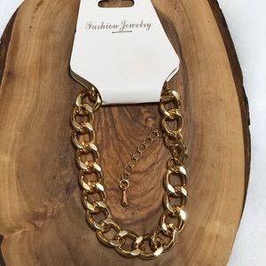 Gold Chain Link Bracelet Unisex